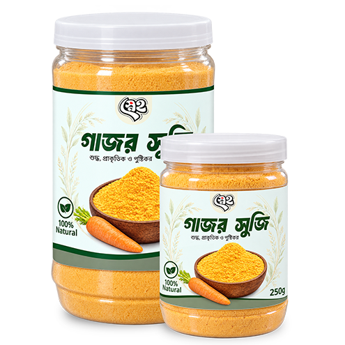 গাজর সুজি – গাজর ও চালের পুষ্টিকর মিক্স